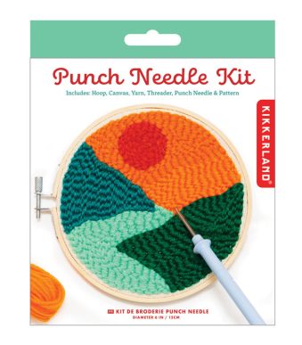 Пънч комплект за плетене на ръка Punch needle Пейзаж