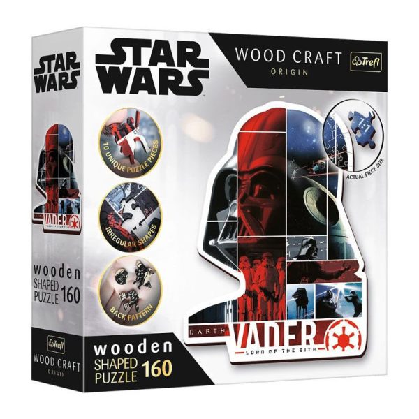 Дървен конструктор пъзел Star Wars Darth Vader Междузвездни войни