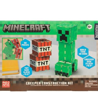 Дървен конструктор пъзел Minecraft Creeper 3D Майнкрафт