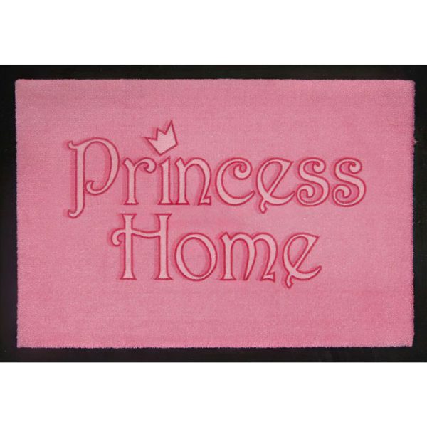 Розова изтривалка за крака Princess Home за врата на принцеса