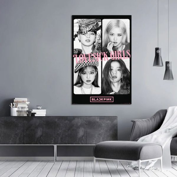 Постер Blackpink Lovesick girls K-Pop