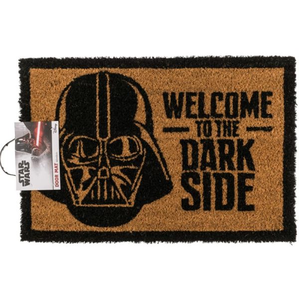 Изтривалка с Дарт Вейдър надпис Star Wars - Welcome to the dark side.