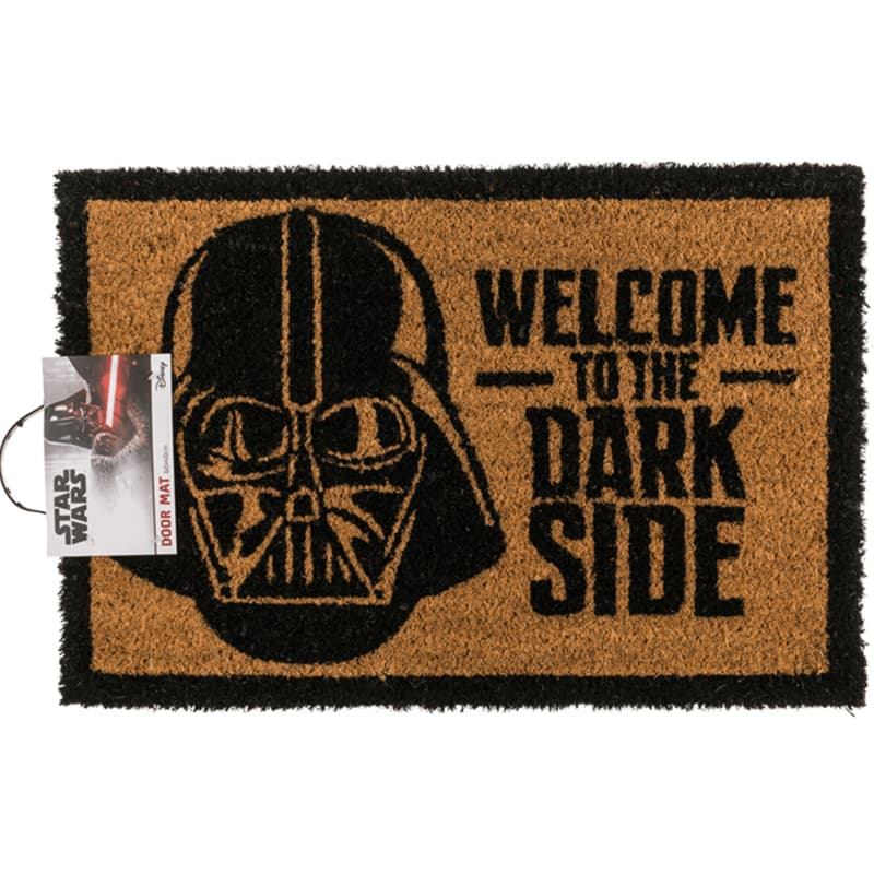 Star_wars_doormat_Welcome_to_the_darkness Изтривалка с Дарт Вейдър надпис Star Wars - Welcome to the dark side.