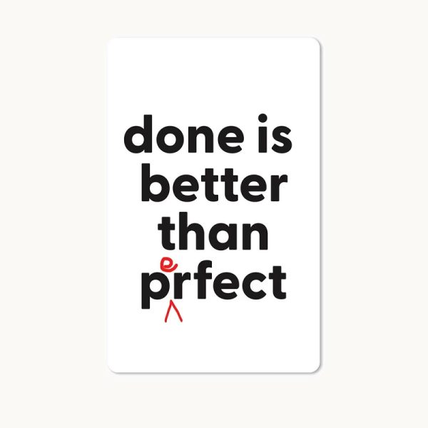 Картичка с послание Better than Perfect