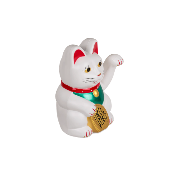 Японска бяла махаща котка за късмет Maneki Neko