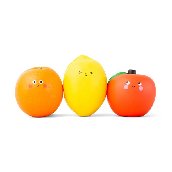 Детска скуиши топка мека за игра и антистрес Плод Kidoki
