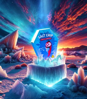 Екстремно Солено предизвикателство с царевичен чипс Salt Chip