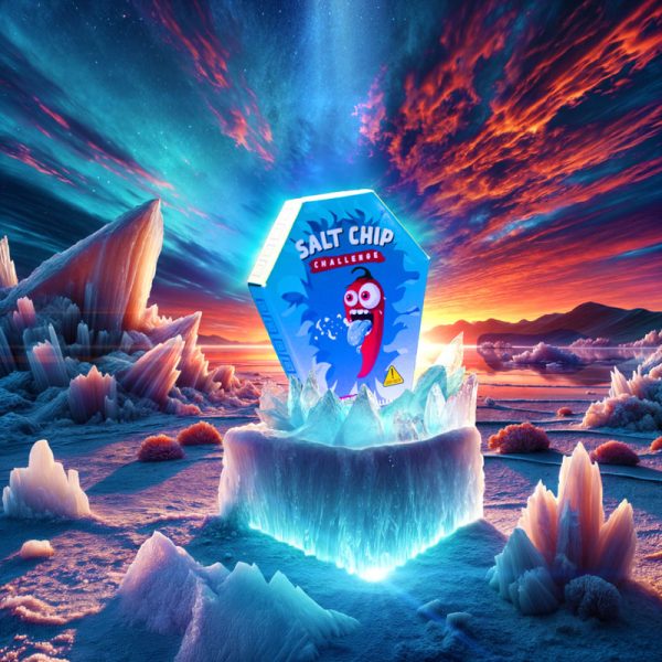 Екстремно Солено предизвикателство с царевичен чипс Salt Chip